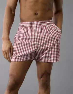 AEO Men's Poplin Classic Pocket Boxer Short