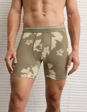 AEO Men's Floral Print 6" Ultra Soft Boxer Brief