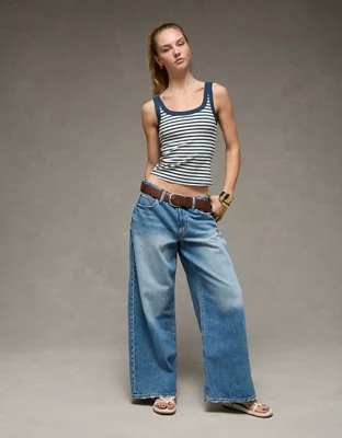 Retro Indigo Stripe