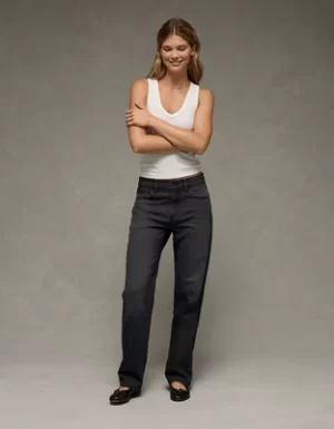 AE Embellished Stretch Low-Rise Ex-Boyfriend Jean
