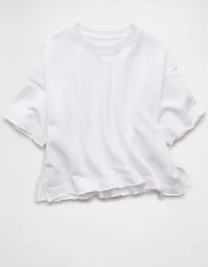 AE Boxy Short-Sleeve Sweatshirt