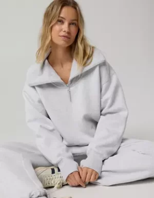 OFFLINE By Aerie Cloud Fleece Quarter Zip Sweatshirt