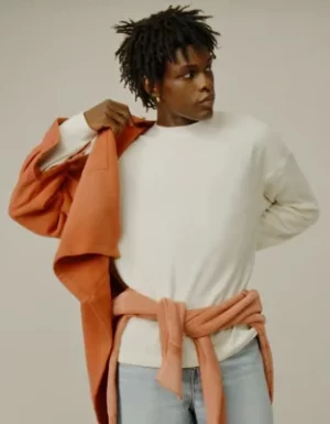 AE Boxy Washed Thermal Shirt