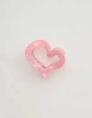Aerie Jumbo Heart Cutout Clip