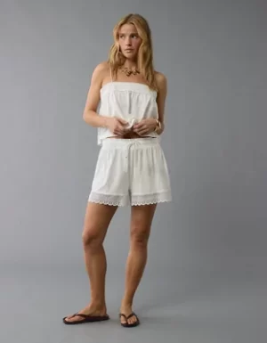 AE Sunchaser Knit Lace Trim Short