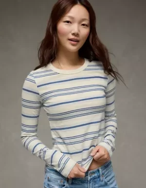 AE Long Sleeve Hey Baby Tee