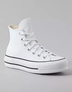 Converse Chuck Taylor Leather All Star Platform Lift High-Top Sneaker